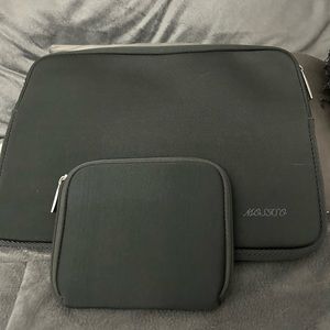 13 inch MacBook laptop case with charger pouch